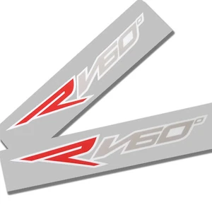 Calcomanías de motocicleta Aprilia RV60 pegatinas gráficas x 2 rojo, negro, gris - Imagen 1 de 3