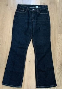 Levi’s 515 Womens Denim Jeans 12 Mis S Black Dark Wash Boot Cut Lower Rise VTG - Picture 1 of 7
