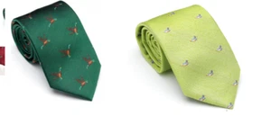 Laksen Duck Tie 100% silk - Picture 1 of 5