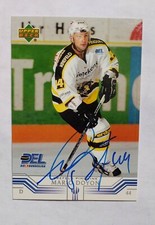 2001-02 Upper Deck German DEL #158 In Person Auto Mario Doyon Krefeld