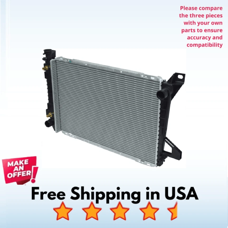 Радиатор кондиционера подходит для Ford F-250 1985-1996, Ford F-350 1985-1996, Ford F-250 HD 1997 - Изображение 1 из 1