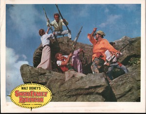 SWISS FAMILY ROBINSON orig DISNEY lobby card poster JOHN MILLS/JAMES MACARTHUR