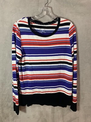Suéter Marc New York Mujer Talla Mediana Clásico Rayas Ligero Suéter  Foto 1 de 4