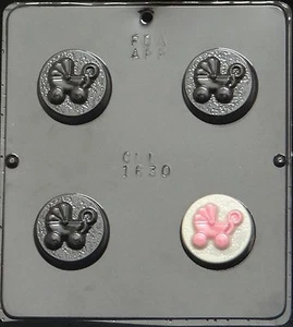 Baby Carriage Chocolate Cookie Sandwich Mold 1630 NEW - Picture 1 of 2