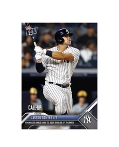 2023 Topps NOW Jasson Dominguez RC Call-Up Card # 834 New York Yankees Rookie - Picture 1 of 2