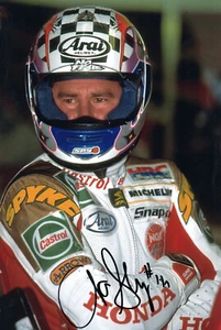 Aaron Slight Hand Signed Motorcycle Racer Castrol Honda - MotoGP 12X8" AE - Picture 1 of 1