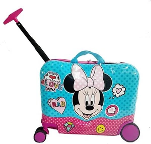 Minnie Mouse Ride-On Luggage Kids 18" Hardside Suitcase with Some Scratches - Picture 1 of 8