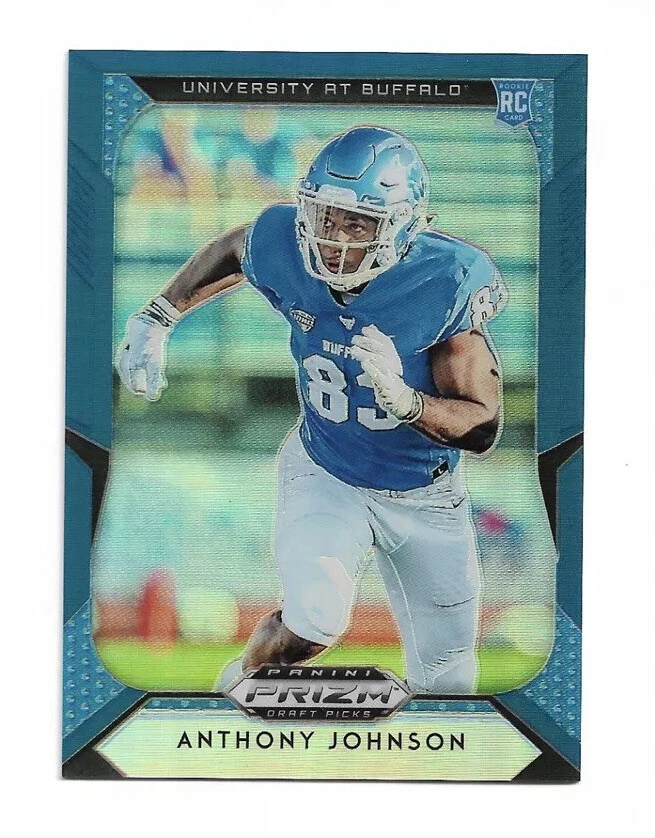 2019 Prizm BLUE SP REFRACTOR ANTHONY JOHNSON RC BUFFALO STAR  - Image 1 of 1