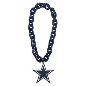 Dallas Cowboys NFL Fan Chain Necklace Foam 4 colors! - Picture 1 of 1