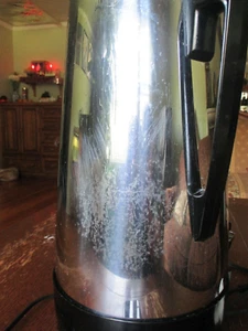 VINTAGE Cory Buffet Queen Coffee Percolator 10 ~ 40 Cup Model AP40-2 Automatic - Picture 1 of 11