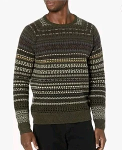 Neu Goodthreads 100% Lammwolle Geo Fair Isle weicher kuscheliger Pullover Größe XL - Bild 1 von 7