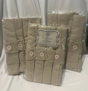 Nuevo - Pack de 3 servilletas Le Cadeaux 21” x 21” ecológicas 100% algodón - Imagen 1 de 9