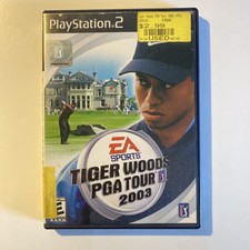 Tiger Woods PGA Tour 2003 PS2 Sony PlayStation 2 Video Game Complete & Tested