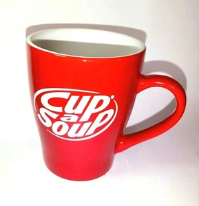 Cup a Soup (R)  Red Ceramic soup Mug Cup  Very Good Condition. - Picture 1 of 5