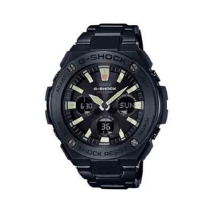 CASIO G-Shock GST-S130BD-1A Solar Black Analog Digital Stainless Steel 200M - Picture 1 of 1