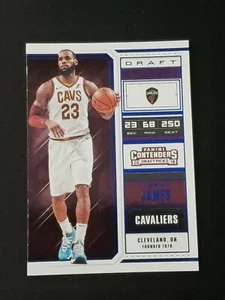 Selecciones de draft Panini Contenders 2018 baloncesto Lebron James No. 41 Lámina azul - Imagen 1 de 2