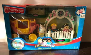 Little People Night at the Ball Fisher Price Horse Carriage Figures NIB-see pics - Picture 1 of 11