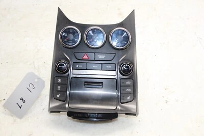 2014-2016 Hyundai Genesis Coupe Temperature Control W/ Navigation Fits OEM CI87 - Image 1 of 4