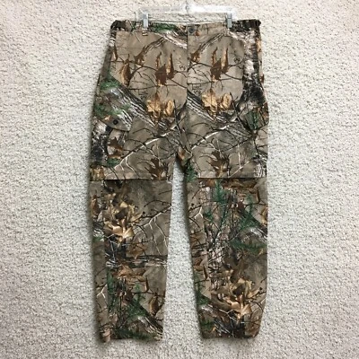 Game Winner Convertible Pants 2XL Brown Realtree Camo Cargo Hunting Outdoor Mens - Image 1 of 4
