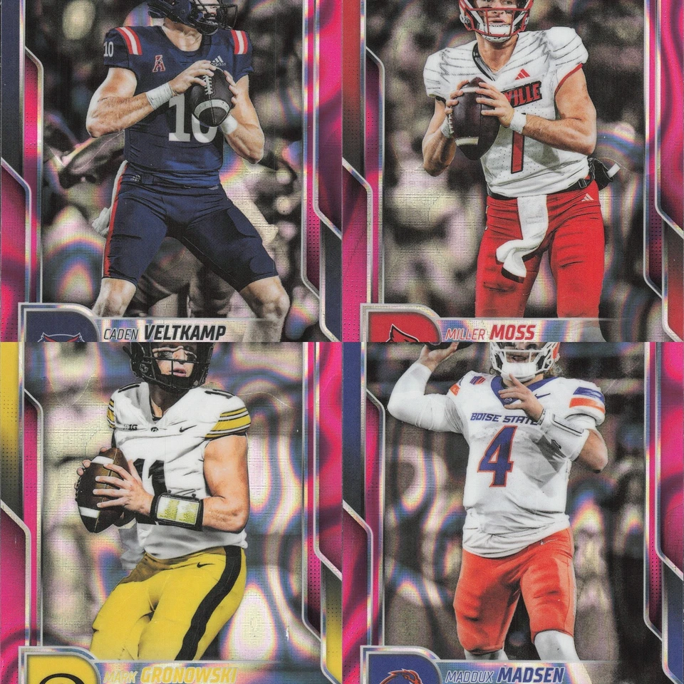 2025 Bowman Chrome University Pink Lava 1-200 You Pick Complete Your Set - Image 1 of 1