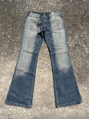Pantalones de mezclilla vintage Bell Bottom Crest nuevos con etiquetas años 90 talla 7/8 Foto 1 de 4