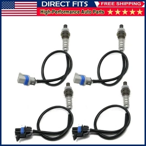 4x Up & Downstream O2 Oxygen Sensor for 2003-07 Chevrolet Express 1500 2500 3500 - Picture 1 of 6