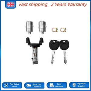 Ignition Switch Lock Cylinder＋Pair Front Door Lock Cylinder with Keys for Chevy - Picture 1 of 7