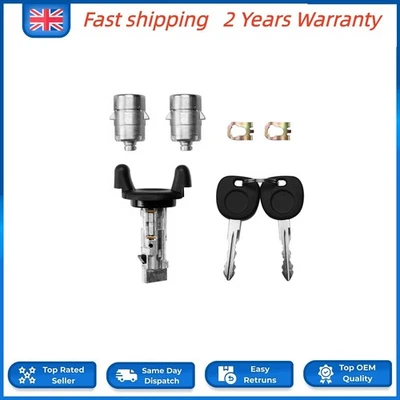 Ignition Switch Lock Cylinder＋Pair Front Door Lock Cylinder with Keys for Chevy - Image 1 of 4