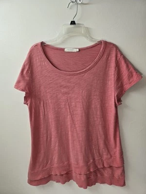 Top Boho Modoc XL Rosa con Volantes en Niveles Foto 1 de 4