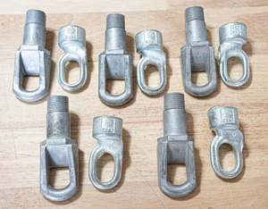 Menge 5 Paar 3/4" STECKER FLEXIBLE BEFESTIGUNG AUFHÄNGER MIT DRAHTÖFFNUNG - Bild 1 von 13