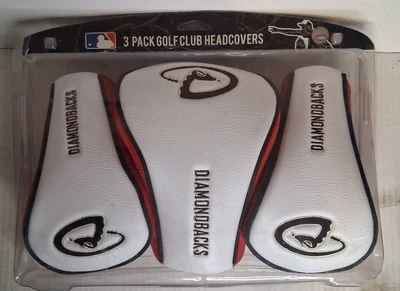 Official MLB Arizona Diamondbacks (Golf Club Covers) Teams Logo  / Red & White - Image 1 of 4