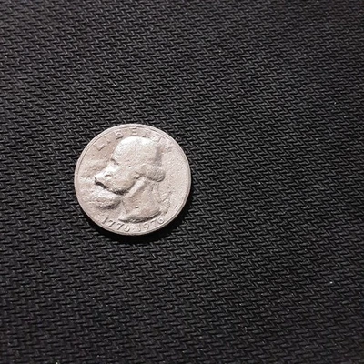 1976 Quarter Error, I think it has to do with gas during the plating process - Image 1 of 3
