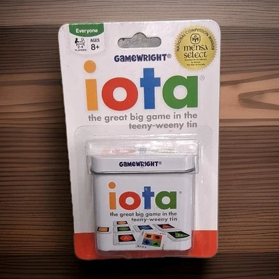 IOTA - The Great Big Game in a Teeny-Weeny Tin de Gamewright 2012 NUEVO Y PRECINTADO Foto 1 de 4