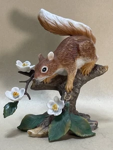 Scamper rotes Eichhörnchen Figur Lenox Woodland Animal Collection Springtime 5”x 4” - Bild 1 von 8