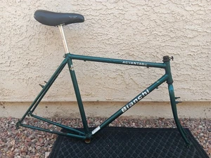 Vintage 700c Cyclocross/Gravel 58cm Bianchi Advantage Forest Green With Extras! - Picture 1 of 17