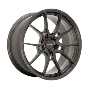 20x10 Niche T111 Kanan Brushed Candy Smoke Forged Wheel 5x4.5 (38mm) - Picture 1 of 5