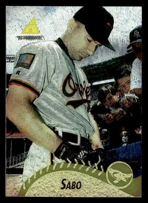 Chris Sabo 1995 Pinnacle Museum Collection #405 Baltimore Orioles ESE Foto 1 de 2