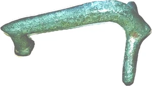 Uniquely Rare Ancient Mediterrenian Bulgar Bronze Mariner Clete 3-4" x 2-3" - Picture 1 of 3