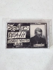 SONIC YOUTH SONIC DEATH LIVE VINTAGE CASSETTE TAPE GRUNGE ALTERNATIVE RARE 1988 - Picture 1 of 7