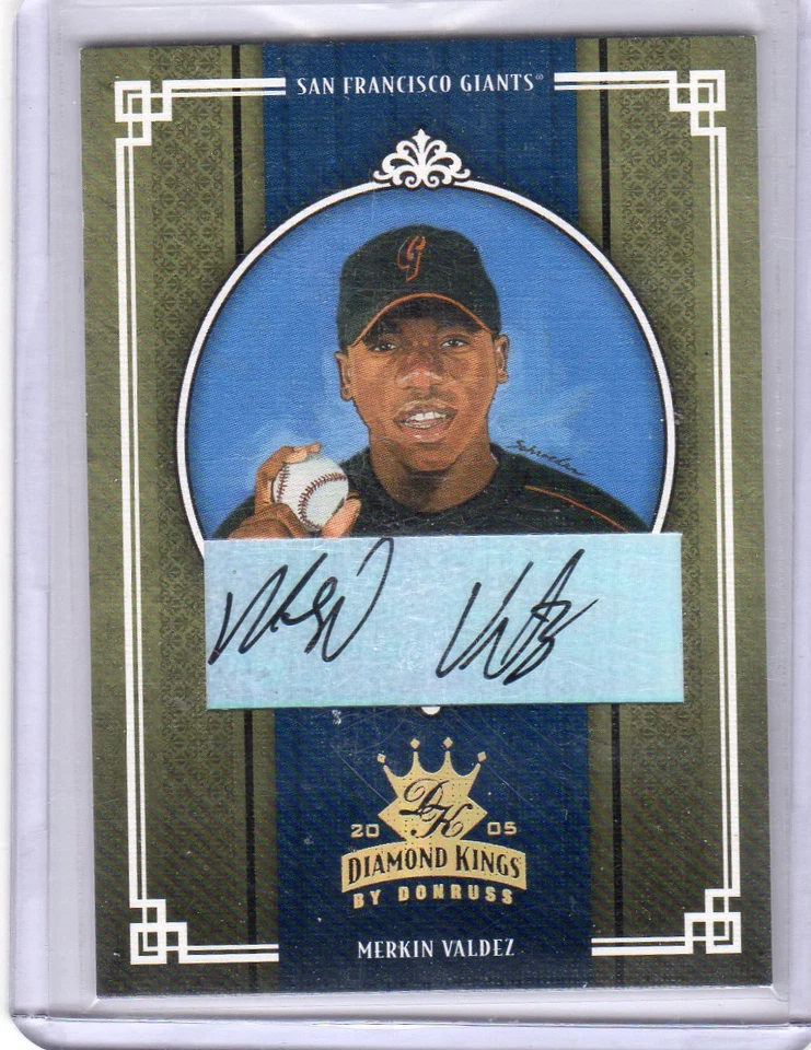 2005 DIAMOND KINGS SIGNATURE MERKIN VALDEZ 3/25 - Image 1 of 1