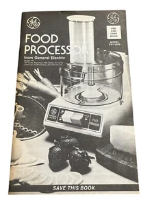 GE Küchenmaschine Broschüre Anleitung und Rezepte Modell FP1 4200 Handbuch - Bild 1 von 4