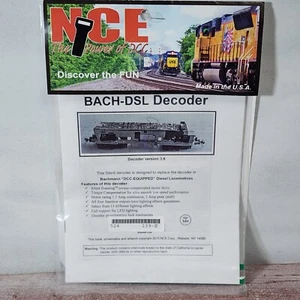 NCE 139 Silent Running 1,3-Amp Decoder BACH-DSL Ersatzdecoder für Bachmann - Bild 1 von 3