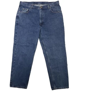 Makers Mark Jeans Mens Sz 38x29 Straight Leg Blue Denim Mid Rise 5 Pocket Design - Picture 1 of 9