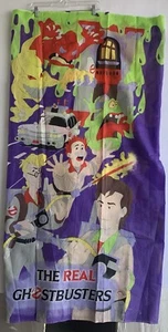 Panel de tela Cazafantasmas vintage 8'' x 5' múltiples paneles repetitivos 1988 real - Imagen 1 de 5
