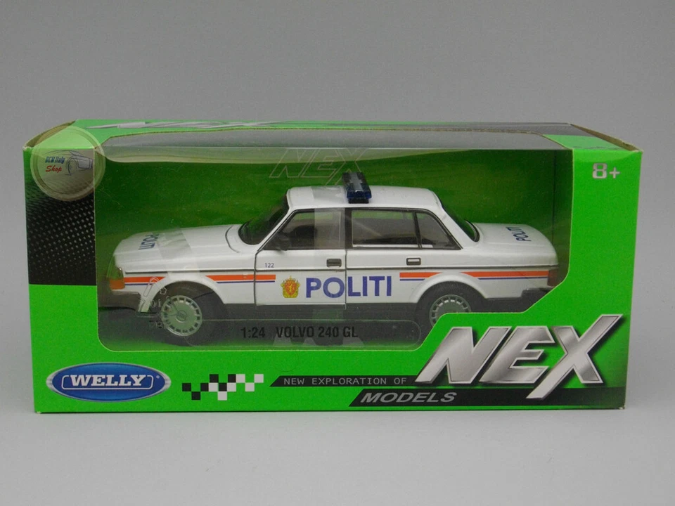 Volvo 240 GL "Norway Police" - Welly 1:24 - WE24102NP - Immagine 1 di 1