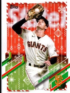 2020 Topps UK Edition Mike Yastrzemski San Francisco Giants #5 - Picture 1 of 2