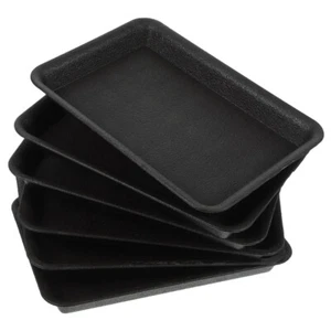 6pcs Rectangular Planter Tray Large Flower Pot Saucer Plastic Flower Pot Tray - Picture 1 of 12