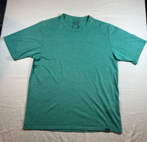 Patagonia Capilene Cool Daily 50+ UPF Stretch Performance Blue Mens M T Shirt - Picture 1 of 24