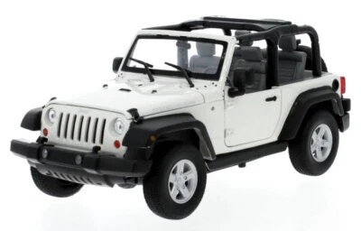 JEEP Wrangler Rubicon / open - white - WELLY 1:24 - Immagine 1 di 4
