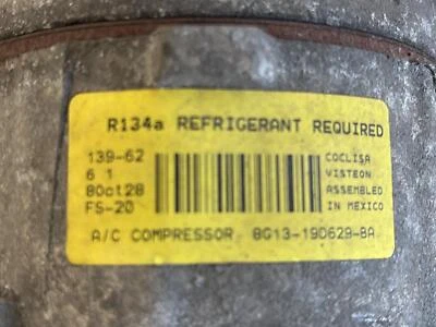 Compresor de aire acondicionado usado se adapta a: Lincoln Mks 2009 grado A Foto 1 de 4